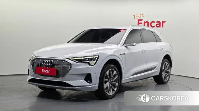 Audi e-Tron 2022 Белый из Кореи
