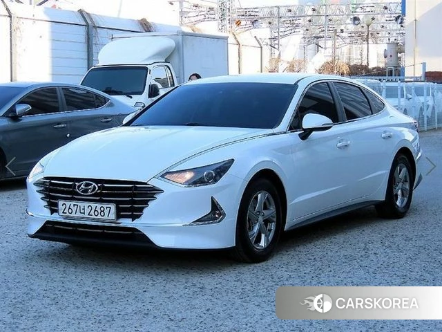 Hyundai Sonata (DN8) 2019 Белый из Кореи