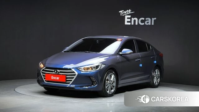 Hyundai Avante AD 2018 Синий из Кореи