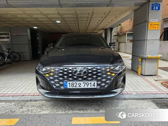 Hyundai The New Grandeur IG 2022 Черный из Кореи