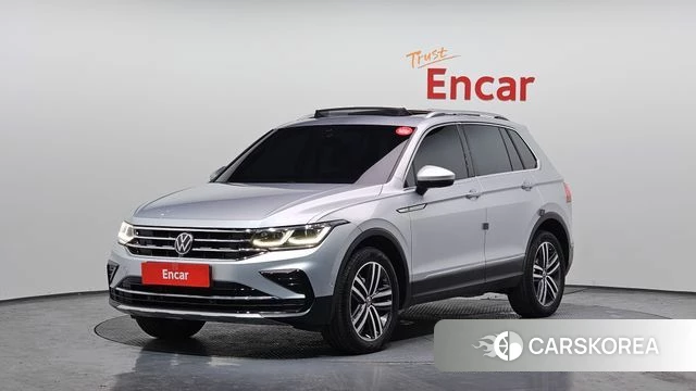 Volkswagen Tiguan second Generation 2022 Серебряный из Кореи