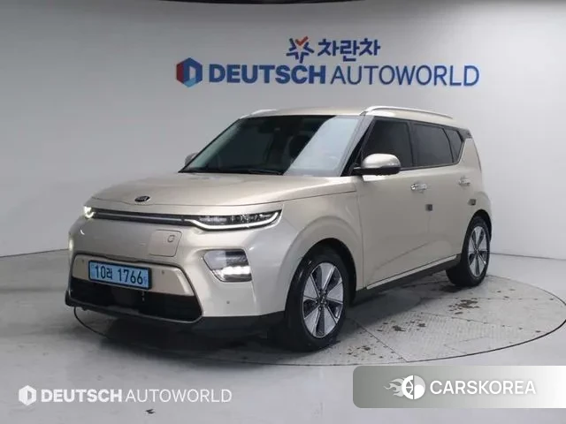 Kia Soul Booster EV 2019 Золотой из Кореи