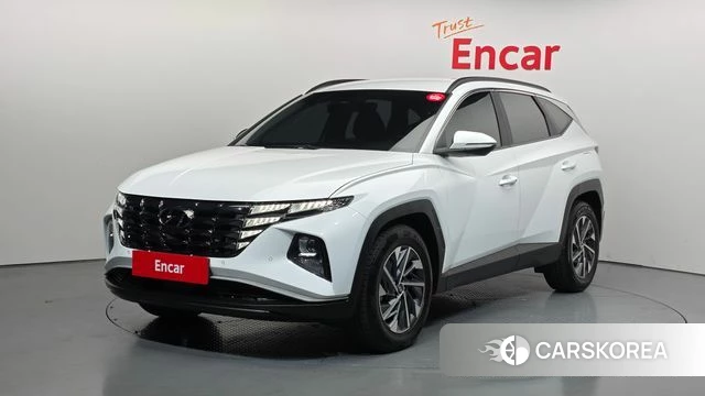 Hyundai Tucson (NX4) 2021 Белый из Кореи