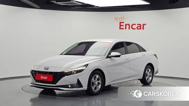 Hyundai Avante (CN7) 2020 Белый из Кореи