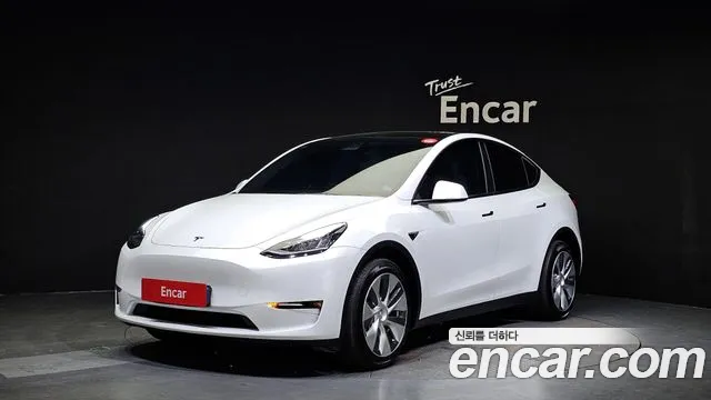 Tesla Model Y 2022 Белый из Кореи