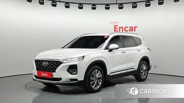Hyundai Santa Fe TM 2019 Белый из Кореи