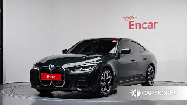 BMW i4 2022 Зеленый из Кореи