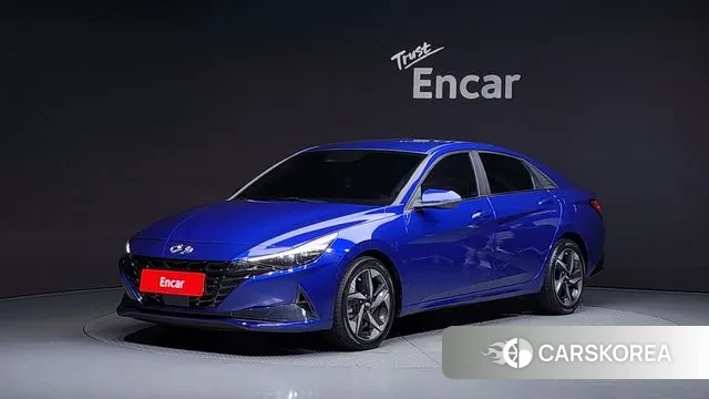 Hyundai Avante (CN7) 2020 Синий из Кореи