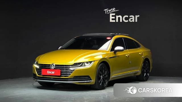 Volkswagen Arteon 2019 Желтый из Кореи