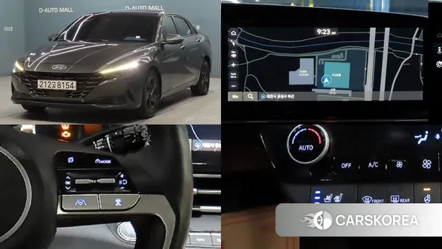 Hyundai Avante Hybrid (CN7) 2021 Серый из Кореи