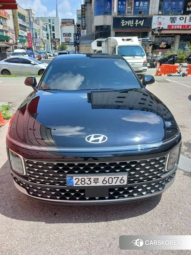 Hyundai Grandeur Hybrid (GN7) 2025 Черный из Кореи