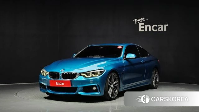 BMW 4 Series (F32) 2018 Синий из Кореи