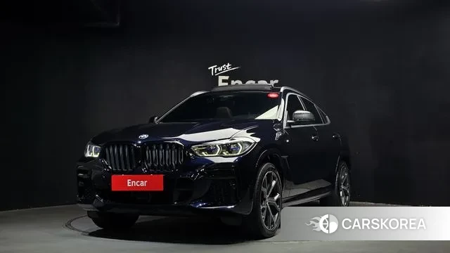 BMW X6 (G06) 2022 Черный из Кореи