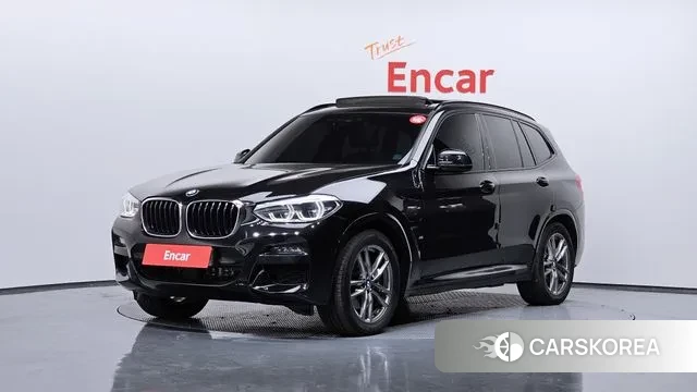 BMW X3 (G01) 2021 Черный из Кореи