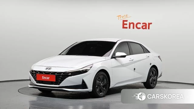 Hyundai Avante (CN7) 2022 Белый из Кореи