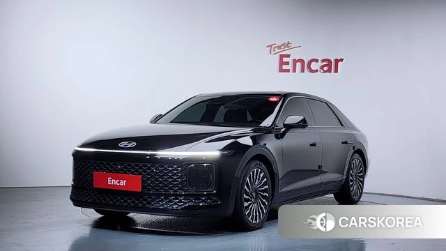 Hyundai Grandeur Hybrid (GN7) 2023 Черный из Кореи