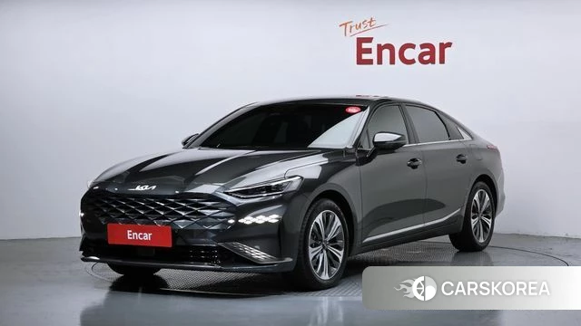 Kia K8 Hybrid 2023 Серый из Кореи