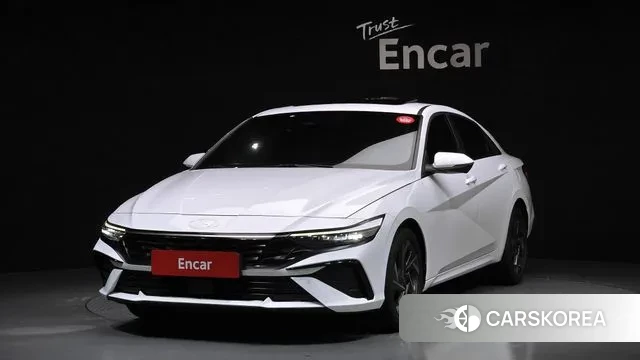 Hyundai The New Avante (CN7) 2023 Белый из Кореи