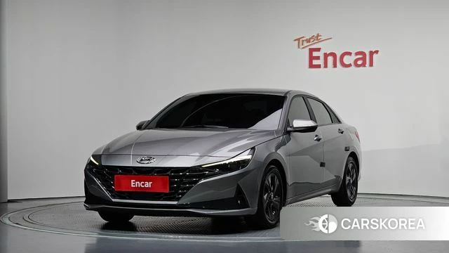 Hyundai Avante Hybrid (CN7) 2022 Серебристо-серый из Кореи