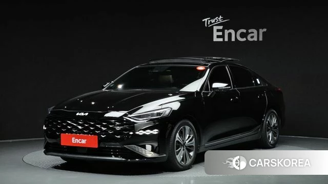 Kia K8 Hybrid 2022 Черный из Кореи