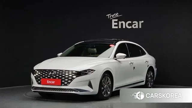 Hyundai The New Grandeur IG Hybrid 2021 Белый из Кореи