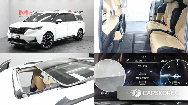 Kia Carnival 4th generation 2021 Белый из Кореи