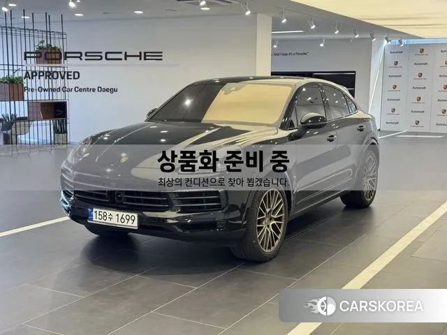 Porsche Cayenne (PO536) 2023 Черный из Кореи