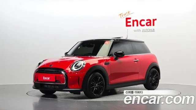 Mini Cooper 2023 Красный из Кореи