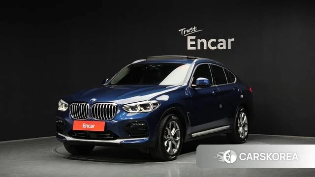 BMW X4 (G02) 2021 Синий из Кореи