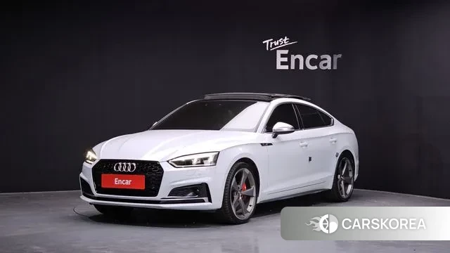 Audi A5 (F5) 2019 Белый из Кореи