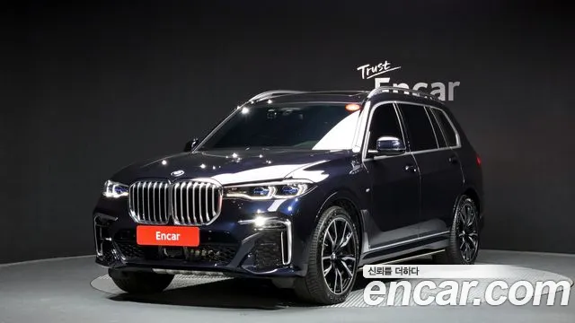 BMW X7 (G07) 2020 Черный из Кореи