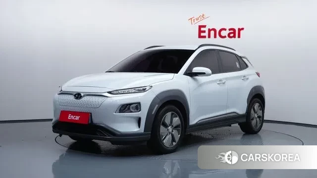 Hyundai Kona Electric 2018 Белый из Кореи