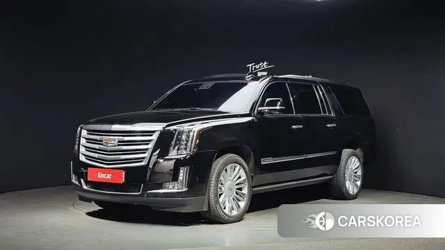 Cadillac Escalade 2018 Черный из Кореи