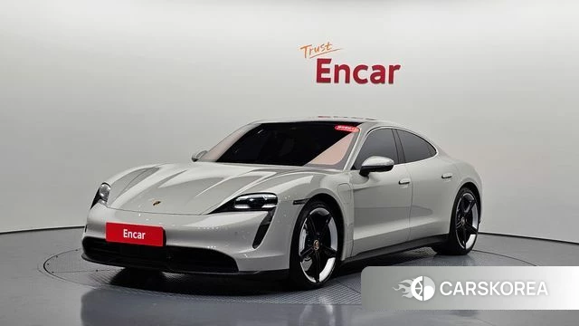 Porsche Taycan 2021 Серебристо-серый из Кореи