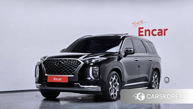 Hyundai Palisade 2022 Черный из Кореи