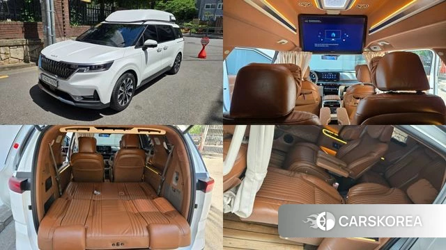 Kia Carnival 4th generation 2023 Белый из Кореи