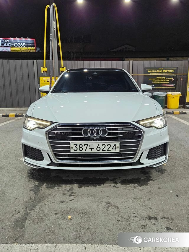 Audi A6 (C8) 2020 Белый из Кореи