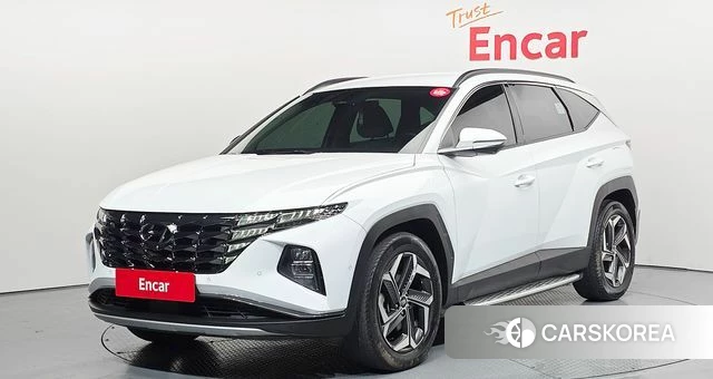 Hyundai Tucson Hybrid (NX4) 2023 Белый из Кореи