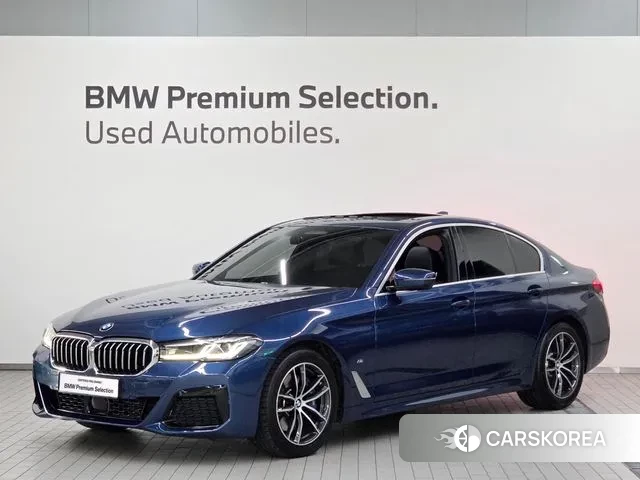 BMW 5 Series (G30) 2021 Синий из Кореи