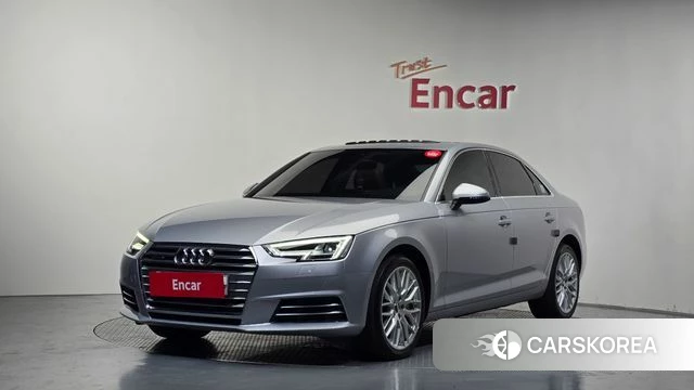 Audi A4 (B9) 2018 Серебряный из Кореи
