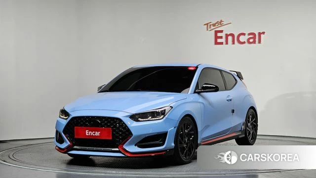 Hyundai Veloster (JS) 2018 Небесно-голубой из Кореи