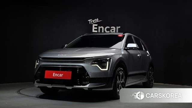 Kia Di Ol Nu Niro 2022 Серебристо-серый из Кореи