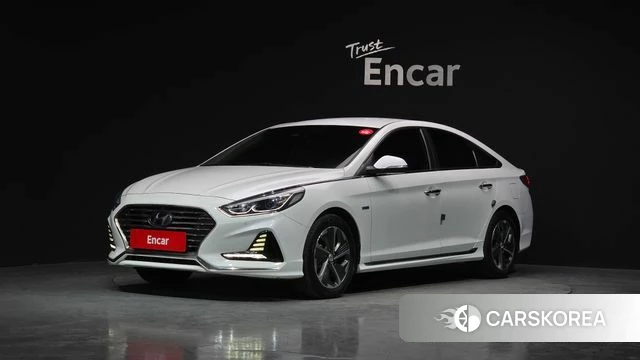 Hyundai Sonata New Rise Hybrid 2018 Белый из Кореи