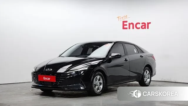 Hyundai Avante (CN7) 2021 Черный из Кореи