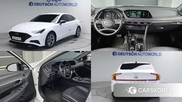 Hyundai Sonata (DN8) 2022 Белый из Кореи