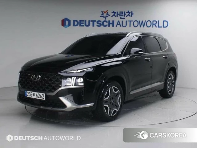 Hyundai The New Santa Fe 2023 Черный из Кореи