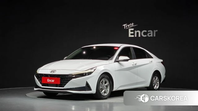 Hyundai Avante (CN7) 2020 Белый из Кореи