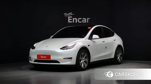 Tesla Model Y 2021 Белый из Кореи