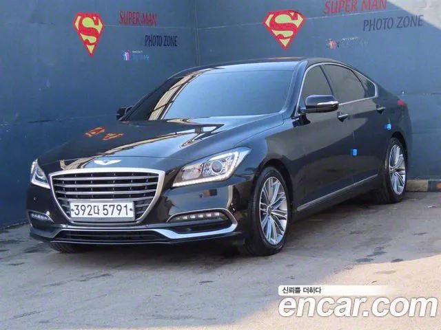 Genesis G80 2018 Черный из Кореи