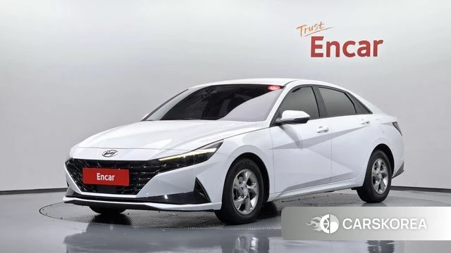 Hyundai Avante (CN7) 2020 Белый из Кореи